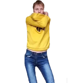 Стикер Леша Бабин Прикалдес - 1