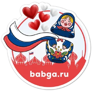 Sticker Babuška Stikeri - 4