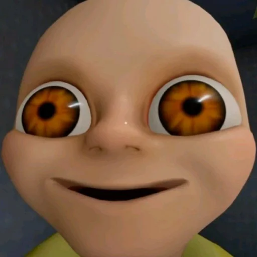 The baby in yellow - cartoon