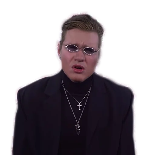 human face clothing glasses