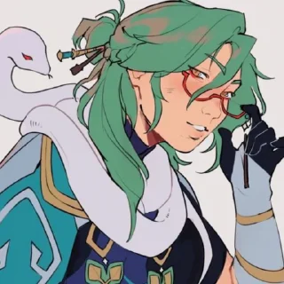 Стикер Бай Чжу • @itsgensharts - 8