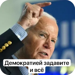 Стикер Байден - 9