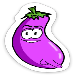 Стикер Баклажани Крим 3 - 2