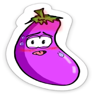 Стикер Баклажани Крим 3 - 5