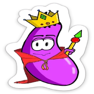 Стикер Баклажани Крим 3 - 1