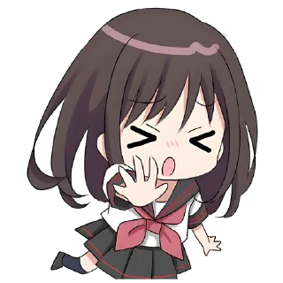 Стикер Баку тян @Nyasticks - 10