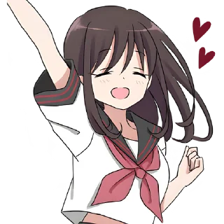 Стикер Баку тян @Nyasticks - 2