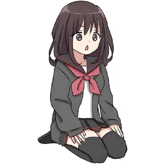 Стикер Баку тян @Nyasticks - 1