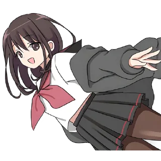 Стикер Баку тян @Nyasticks - 4