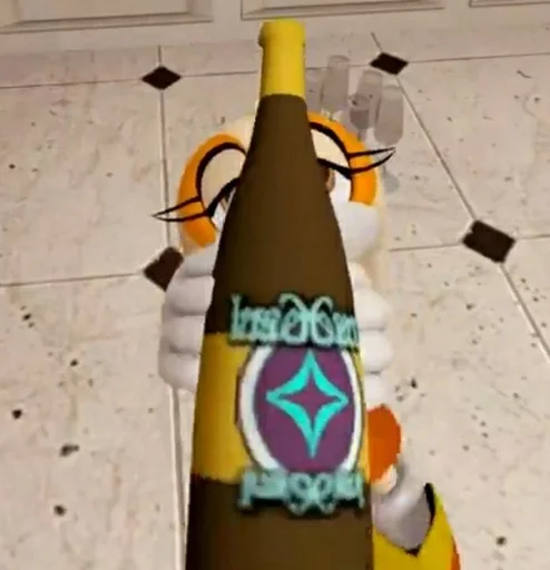 cartoon bottle