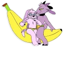 Sticker Banana Goat - 9