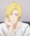 Стикер Banana fish for sam & far 😐🍌 - 3