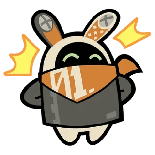 Sticker Банбу в кадре - 9