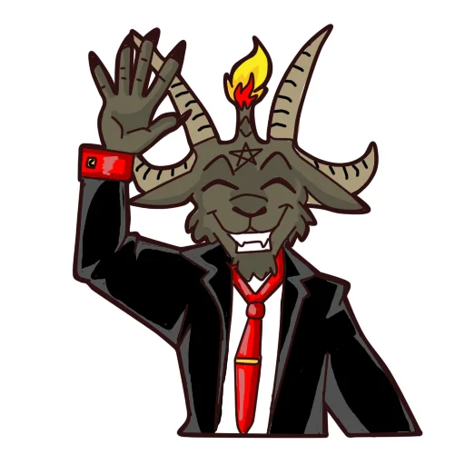 Sticker Baphometgod - 1