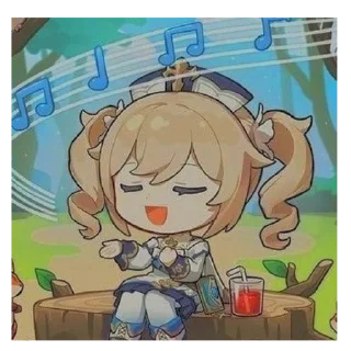 Sticker Барбара - @I_Love_Akame - 5