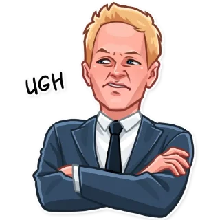 Стикер Barney Stinson - 0