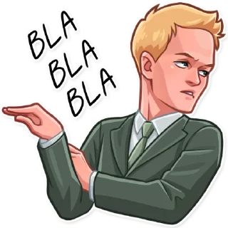 Стикер Barney Stinson - 6