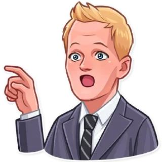 Стикер Barney Stinson - 2