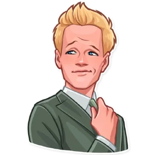 Стикер Barney Stinson - 9