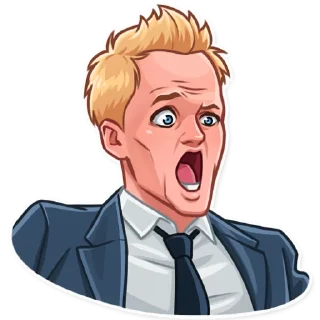 Стикер Barney Stinson - 10