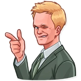 Стикер Barney Stinson - 4