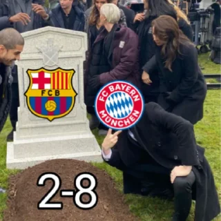 Стикер Барселона клуб пидорасов - 2