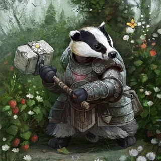 Sticker Барсук2024 - 10