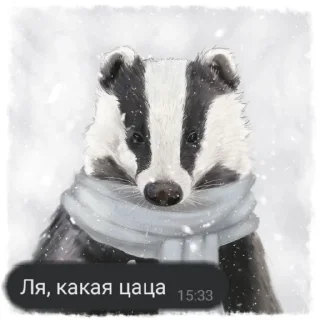Sticker Барсук2024 - 11