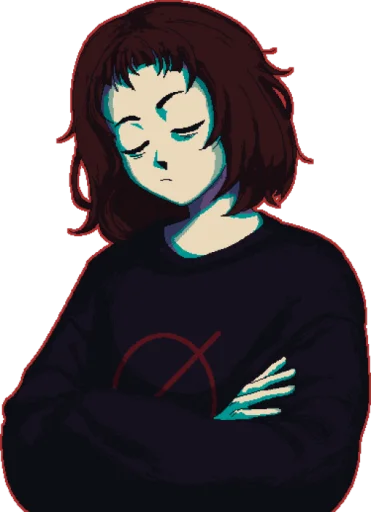 Sticker Based_Schizo_Girl - 1