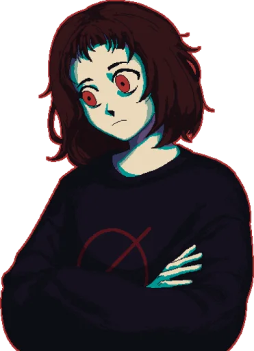 Sticker Based_Schizo_Girl - 1