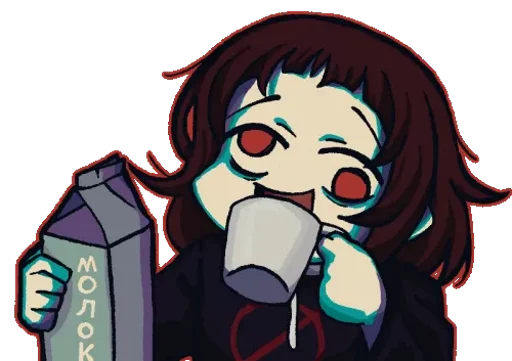 Sticker Based_Schizo_Girl - 1