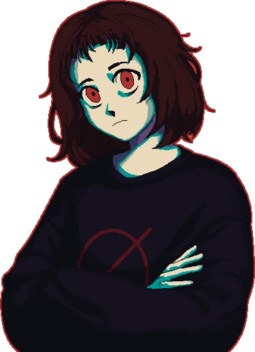 Sticker Based_Schizo_Girl - 1