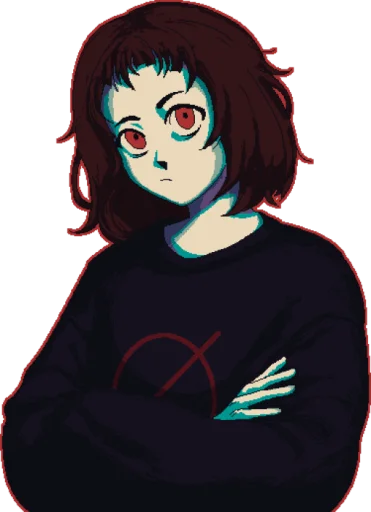 Sticker Based_Schizo_Girl - 1