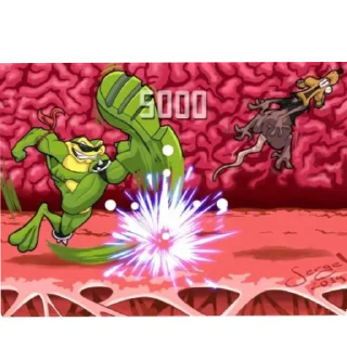 Sticker Battletoads - 8