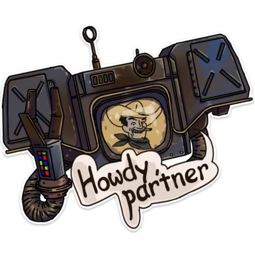 Стикер Баянистый Fallout - 7