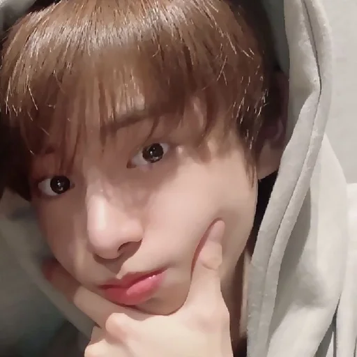 person human face cheek