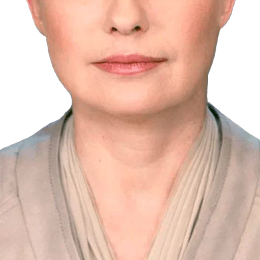 person human face neck