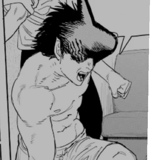 Стикер Beam[ @cprlebat ]chainsaw man - 4