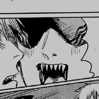 Стикер Beam[ @cprlebat ]chainsaw man - 2