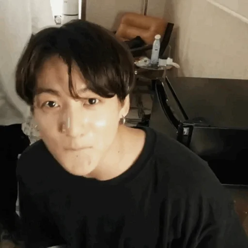 person indoor human face