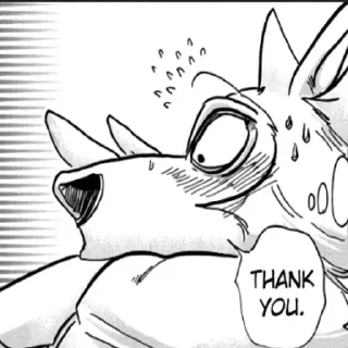 Стикер Beastars Reaction Pic by @Flufferino_ - 10