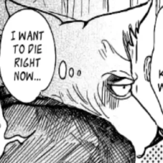 Стикер Beastars Reaction Pic by @Flufferino_ - 11