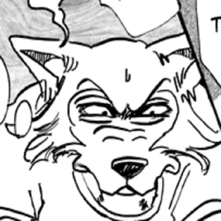 Стикер Beastars Reaction Pic by @Flufferino_ - 4