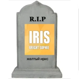 Sticker Бедный ирис!(( @DauTe_Tanc - 9