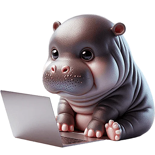 Sticker Begemotik_2 - 1