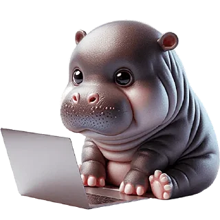 Sticker Бегемотик 2 @Nyasticks - 7