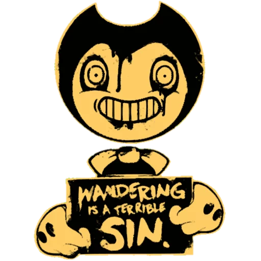 Стикер Bendy and the Ink Machine - 8