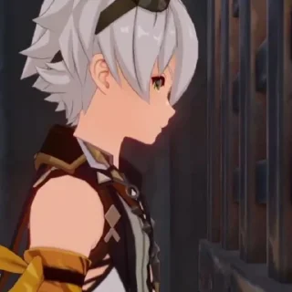 Стикер 𖦹Bennet Genshin — @yukieSticker - 2