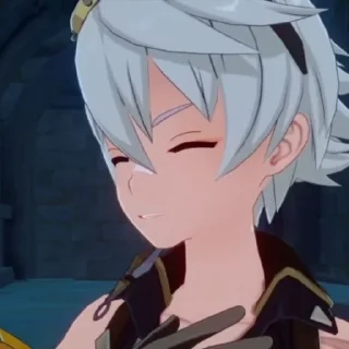 Стикер 𖦹Bennet Genshin — @yukieSticker - 4