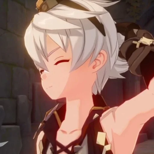 Стикер 𖦹Bennet Genshin — @yukieSticker - 10